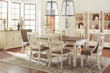 Bolanburg Two-tone Dining Chair, Set of 2 by Ashley at Eve Furniture