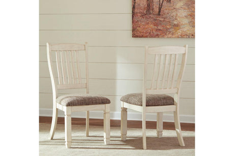 Bolanburg Two-tone Dining Chair, Set of 2 by Ashley at Eve Furniture