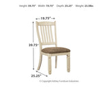 Bolanburg Two-tone Dining Table and 4 Chairs by Ashley at Eve Furniture