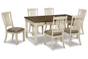 Bolanburg Two-tone Dining Table with 6 Chairs by Ashley at Eve Furniture