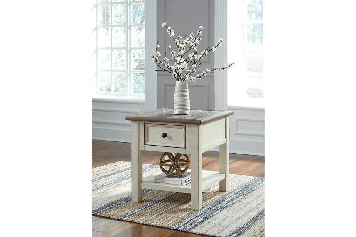 Bolanburg Two-tone End Table by Ashley at Eve Furniture
