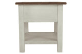 Bolanburg Two-tone End Table by Ashley at Eve Furniture