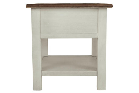 Bolanburg Two-tone End Table by Ashley at Eve Furniture