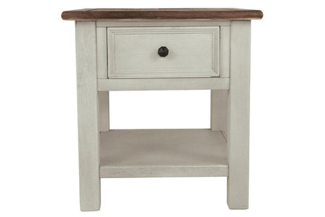 Bolanburg Two-tone End Table by Ashley at Eve Furniture