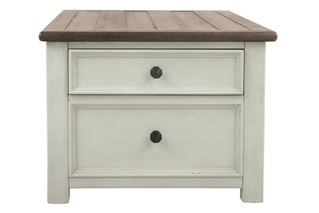 Bolanburg Two-tone Coffee Table with Lift Top by Ashley at Eve Furniture