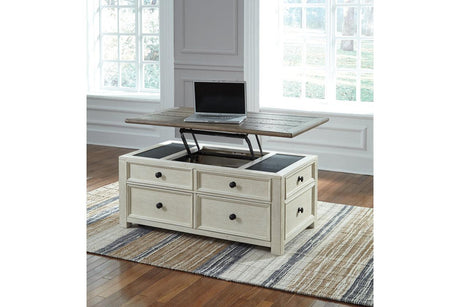 Bolanburg Two-tone Coffee Table with Lift Top by Ashley at Eve Furniture