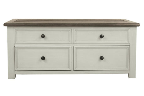 Bolanburg Two-tone Coffee Table with Lift Top by Ashley at Eve Furniture