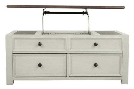 Bolanburg Two-tone Coffee Table with Lift Top by Ashley at Eve Furniture