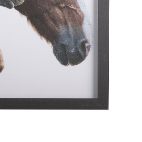 Bold Equine - Run by Mercana Studio a Hand Embellished Textured Framed Photo Art Print Matted under by Mercana at Eve Furniture