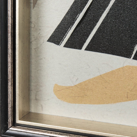 Bold People - Ellis by Mercana Studio Hand Embellished Textured Framed Art Print Matted under Glass by Mercana at Eve Furniture