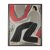 Bold People - Ellis by Mercana Studio Hand Embellished Textured Framed Art Print Matted under Glass by Mercana at Eve Furniture