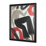 Bold People - Rowan by Mercana Studio Hand Embellished Textured Framed Art Print Matted under Glass by Mercana at Eve Furniture