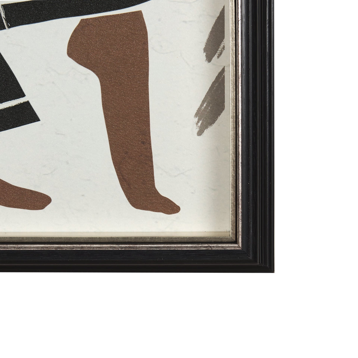 Bold People - Rowan by Mercana Studio Hand Embellished Textured Framed Art Print Matted under Glass by Mercana at Eve Furniture