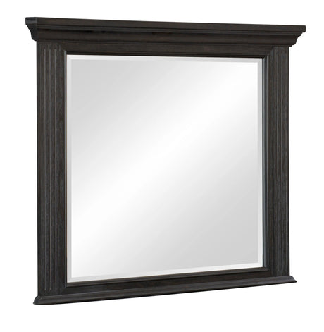Bolingbrook Wire-Brushed Charcoal Mirror (Mirror Only) by Homelegance at Eve Furniture
