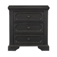 Bolingbrook Wire-Brushed Charcoal Nightstand by Homelegance at Eve Furniture