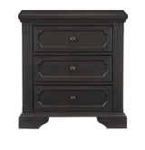Bolingbrook Wire-Brushed Charcoal Storage Platform Bedroom Set by Homelegance at Eve Furniture