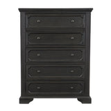 Bolingbrook Wire-Brushed Charcoal Storage Platform Bedroom Set by Homelegance at Eve Furniture