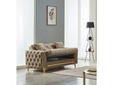 Bolivya 3-pieces (Sofa & Loveseat & Chair) Livingroom Set in Beige by Furnia at Eve Furniture