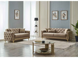 Bolivya 3-pieces (Sofa & Loveseat & Chair) Livingroom Set in Beige