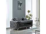 Bolivya 3-pieces (Sofa & Loveseat & Chair) Livingroom Set in Grey by Furnia at Eve Furniture