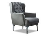 Bolivya 3-pieces (Sofa & Loveseat & Chair) Livingroom Set in Grey by Furnia at Eve Furniture