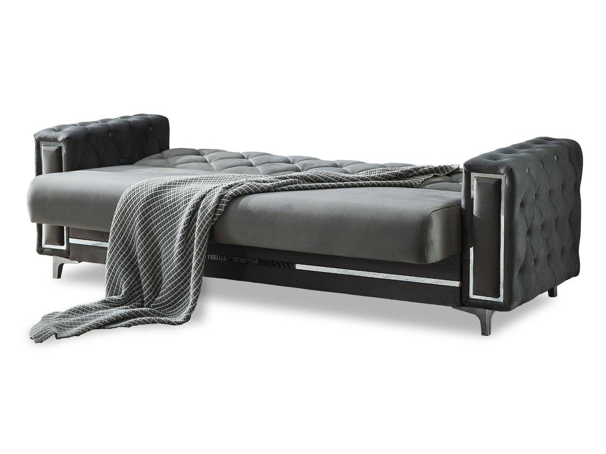Bolivya 3-pieces (Sofa & Loveseat & Chair) Livingroom Set in Grey by Furnia at Eve Furniture