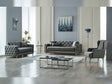Bolivya 3-pieces (Sofa & Loveseat & Chair) Livingroom Set in Grey