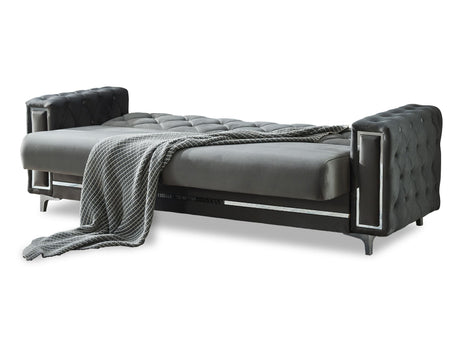 Bolivya Grey 3-pieces (Sofa & Loveseat & Chair) Living Room Set by Furnia at Eve Furniture