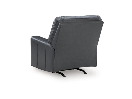 Bolsena Admiral Manual Leather Recliner by Ashley at Eve Furniture