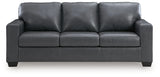 Bolsena Admiral Queen Leather Sofa Sleeper by Ashley at Eve Furniture