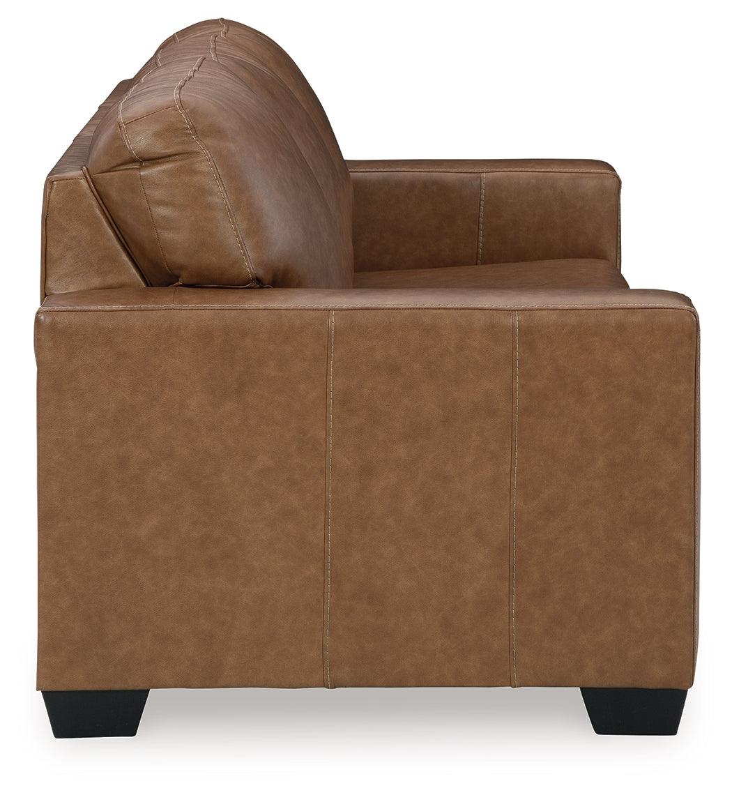 Bolsena Caramel Queen Sofa Sleeper by Ashley at Eve Furniture