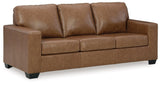 Bolsena Caramel Sofa by Ashley at Eve Furniture