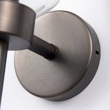 Boltern II Black Toned Glass Globe Wall Sconce by Mercana at Eve Furniture