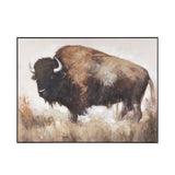 Bolting Bison Brown/Tan Canvas by Crestview at Eve Furniture