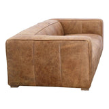 Bolton Brown Leather Sofa by Moe's Home at Eve Furniture