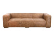 Bolton Brown Leather Sofa by Moe's Home at Eve Furniture