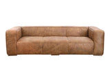 Bolton Brown Leather Sofa by Moe's Home at Eve Furniture