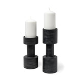 Bolton I Black Metal Table Candle Holders by Mercana at Eve Furniture