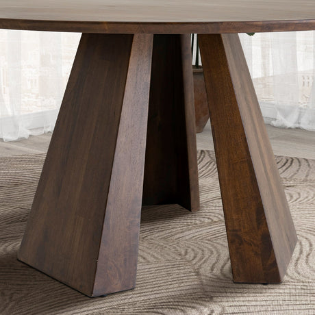 Bolton Round Walnut Dining Table by Ashcroft Imports at Eve Furniture