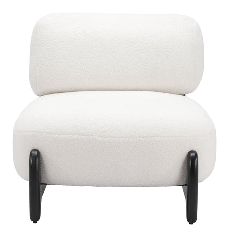 Bombo White Accent Chair by Zuomod at Eve Furniture