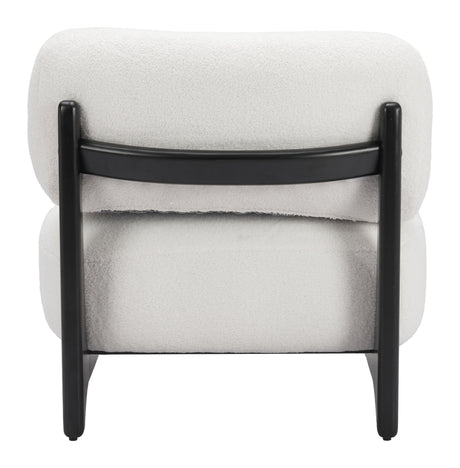 Bombo White Accent Chair by Zuomod at Eve Furniture