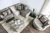 Bonaventura Gray Sectional by Furniture of America at Eve Furniture