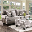 Bonaventura Gray/Pattern Sofa by Furniture of America at Eve Furniture
