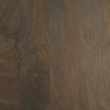 Bondi 42" Dark Brown Wood w/ Paper Rope Shelf Square Coffee Table by Mercana at Eve Furniture
