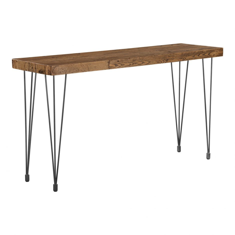 Boneta Console Table - Natural by Moe's Home at Eve Furniture