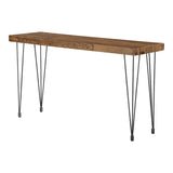Boneta Console Table - Natural by Moe's Home at Eve Furniture