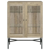 Bonilla 2-Door Accent Cabinet with Glass Shelves