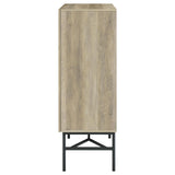 Bonilla 2-Door Accent Cabinet with Glass Shelves