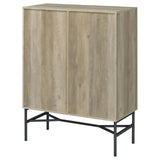 Bonilla 2-Door Accent Cabinet with Glass Shelves