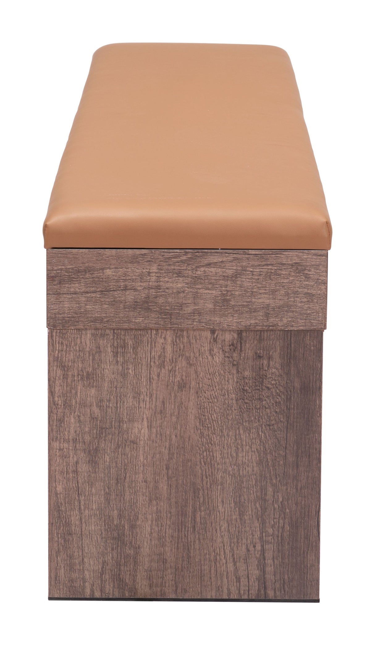 Bonker Brown Storage Bench (Set of 2) by Zuomod at Eve Furniture